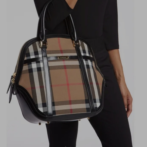 BURBERRY House Check' Bowling Bag - Picture 1 of 16